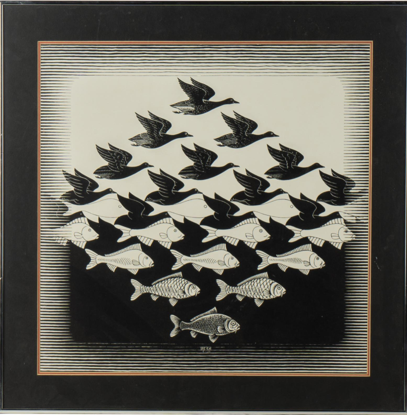 Sky and Water I - M. Escher